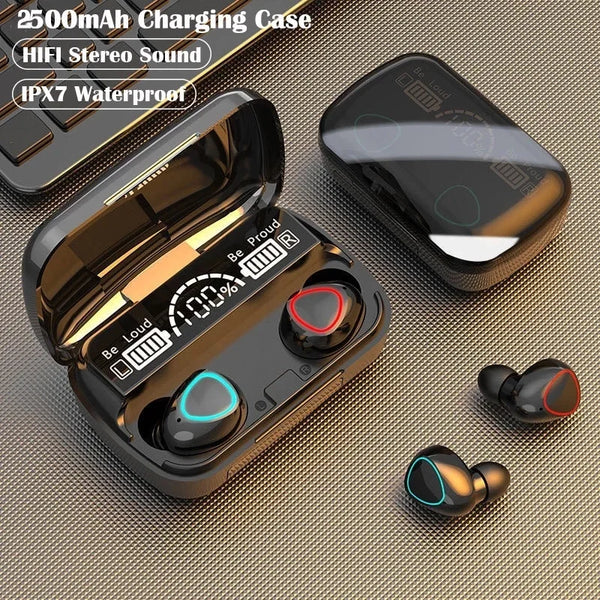 M10 TWS Bluetooth Headphones 3500mAh