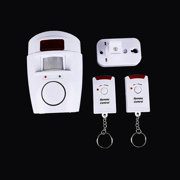 Wireless PIR Motion Sensor Detector Alarm With 2 Remote Controls Door Window For Home Shed Garage Carvan Alarm Security System