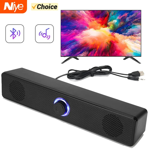 Bluetooth Speaker Wired and Wireless Soundbar