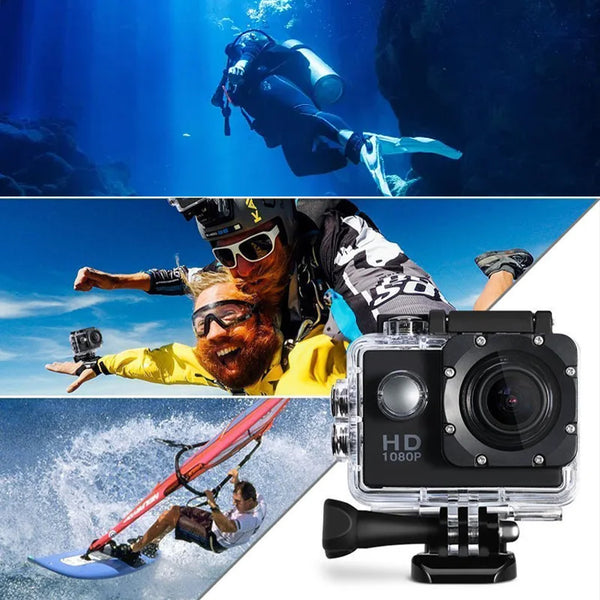 Action Camera Ultra HD 4K/30fps WiFi 2.0-inch 170D Underwater Waterproof Helmet Video Recording Cameras Sport Cammera Gro Pro