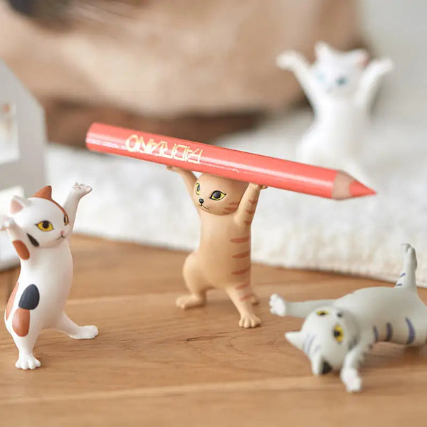 Dancing Cat Pen Holder