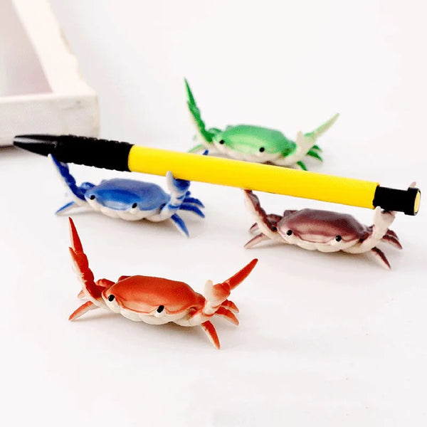 Easy to Hold Useful Weightlifting Crab Pen Holder Bright Color Crab Pen Holder Simulation for Students