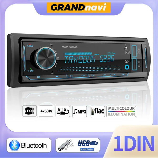 Single Din Bluetooth Car Radio