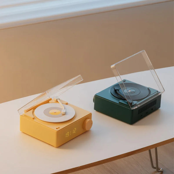 Wireless Vinyl Alarm Clock