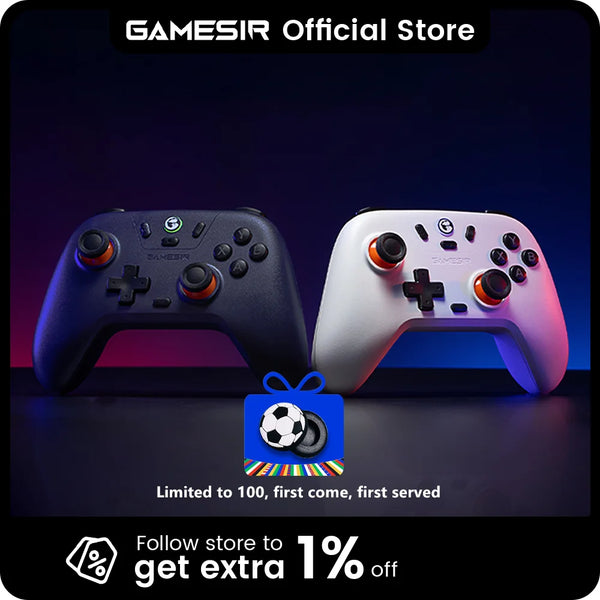 GameSir Nova Lite Wireless Switch Controller Bluetooth Gamepad with Hall Effect for Nintendo Switch iPhone Android Phone PC