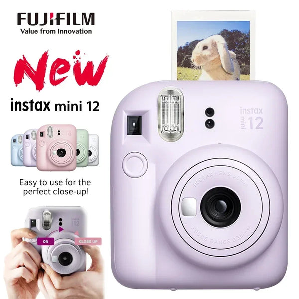 Origin Fujifilm Instax Mini 12 Instant Camera Pink/Blue/Green/White/Purple