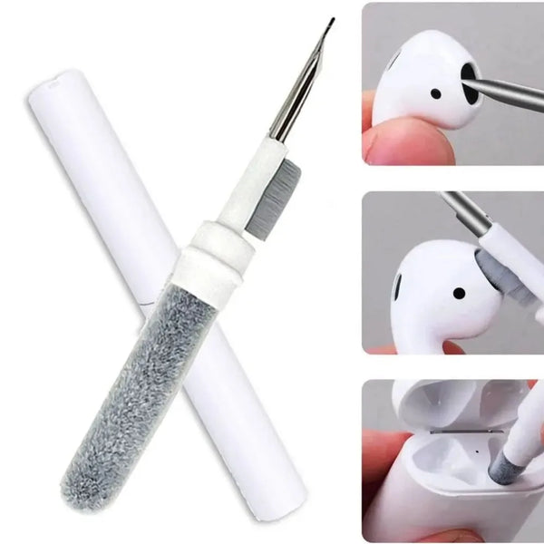 3 in 1 Cleaner Kit for Airpods Pro 1 2 3 Earbuds Cleaning Pen Brush Bluetooth Earphones Case Headset Keyboard Phone Clean Tools